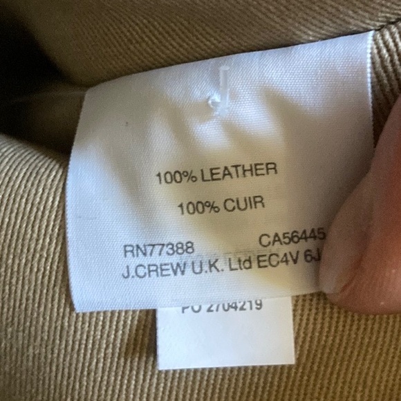 J. Crew Leather Zip Pouch Wallet Clutch - Picture 2 of 5